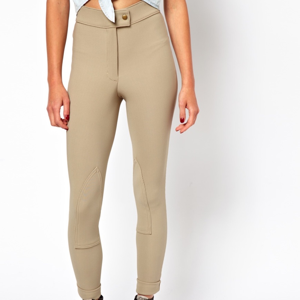 American Apparel tan riding pants